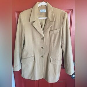 Sak’s Fifth Avenue Lightweight Camel Hair Jacket - Size 10
